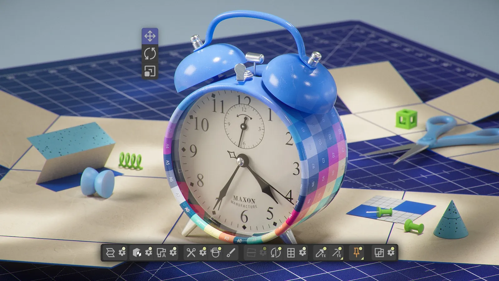 Cinema 4D 2026 신기능으로 제작한 장면