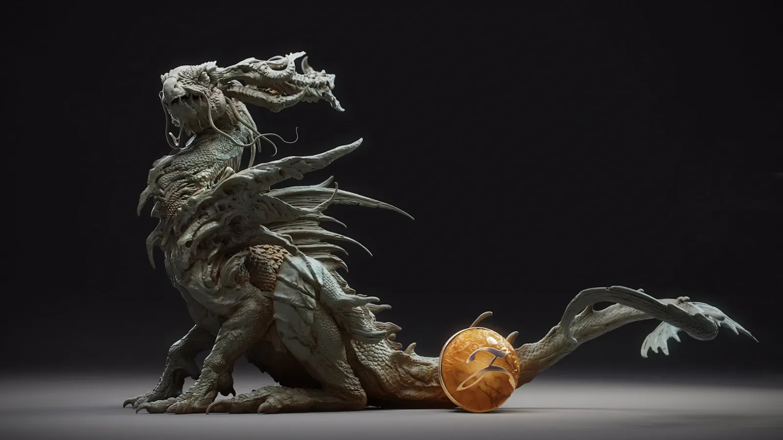 ZBrush로 스컬프팅한 크리쳐 모델